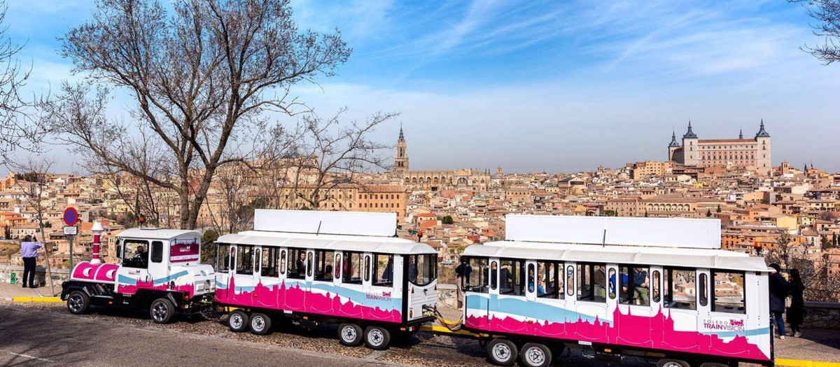 (Foto de ARCHIVO)
Tren turístico de Toledo