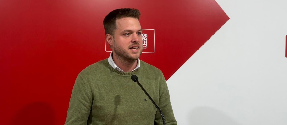 El portavoz del PSOE en el Ayuntamiento de Palencia, Álvaro Bilbao