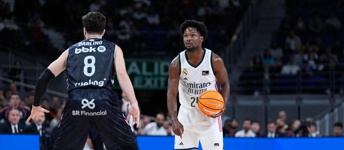 Andres Feliz ante Bilbao Basket