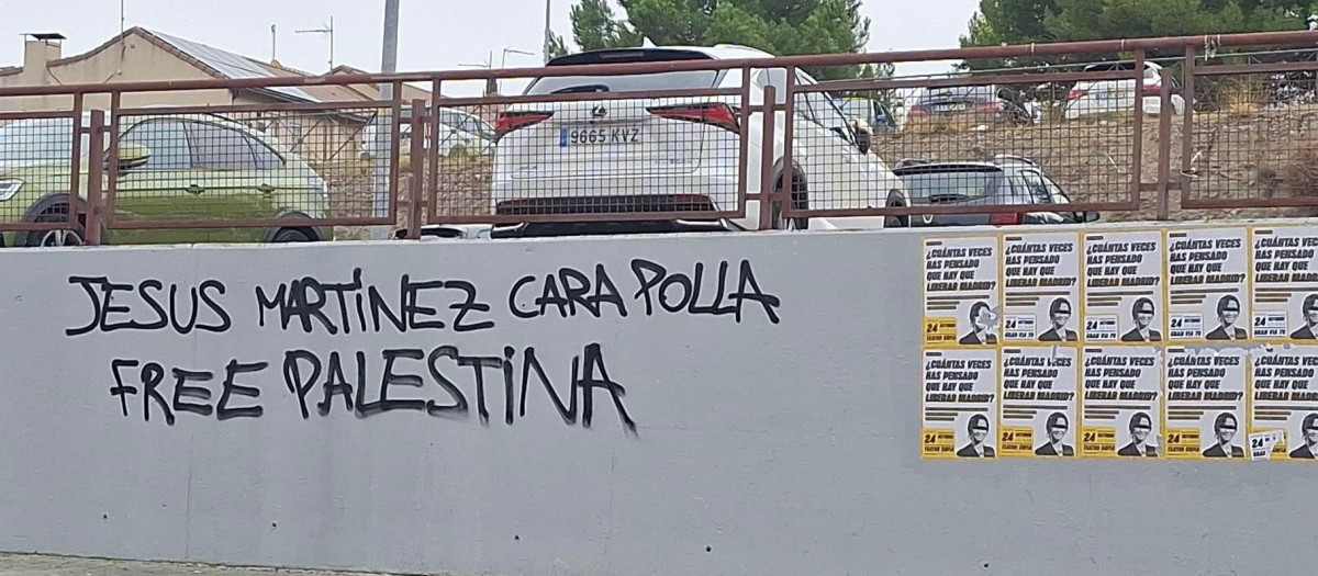 Pintadas vandálicas en Rivas
