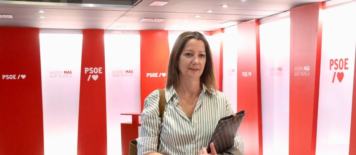 La secretaria de Organización del PSOE de Galicia, Lara Méndez