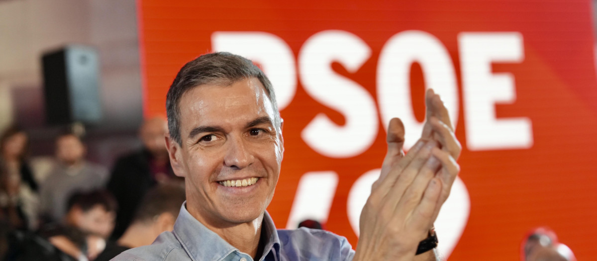 Imagen de Pedro Sánchez tomada este lunes en Valladolid