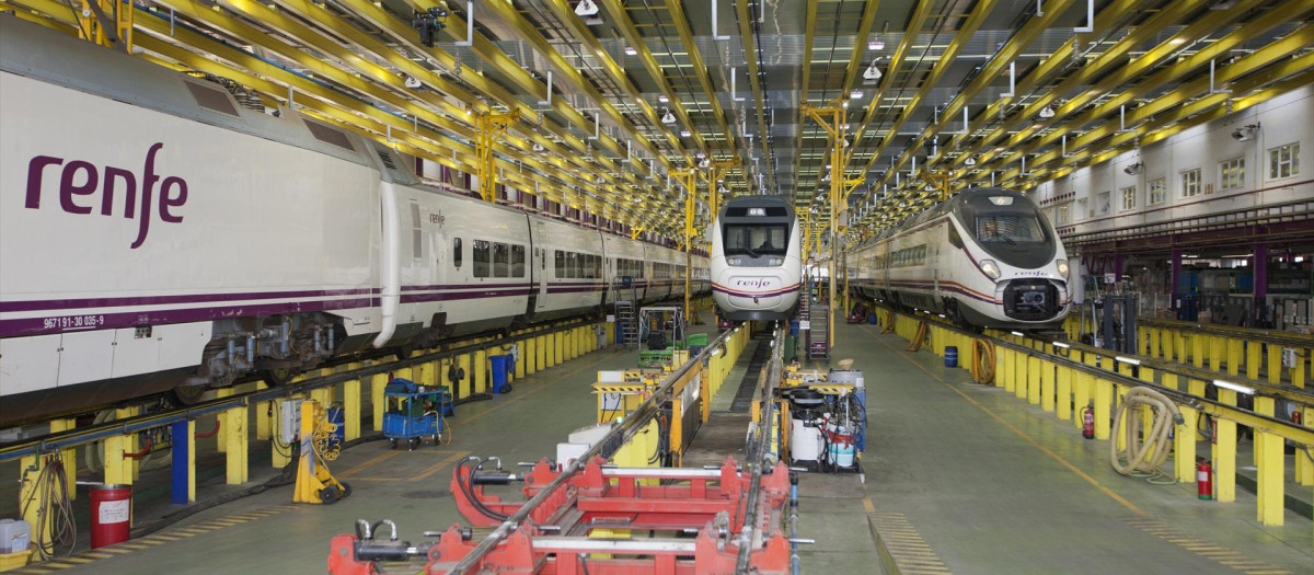 Talleres de Renfe.