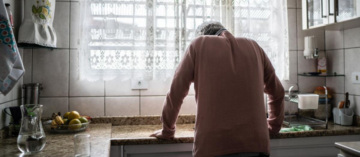 Hombre con una enfermedad crónica