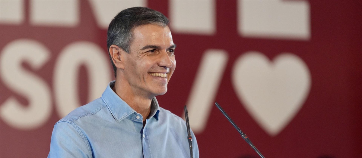 El presidente del Gobierno, Pedro Sánchez