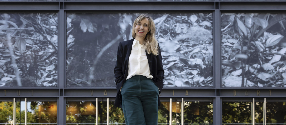 La directora del IVAM durante la presentación del programa 2027