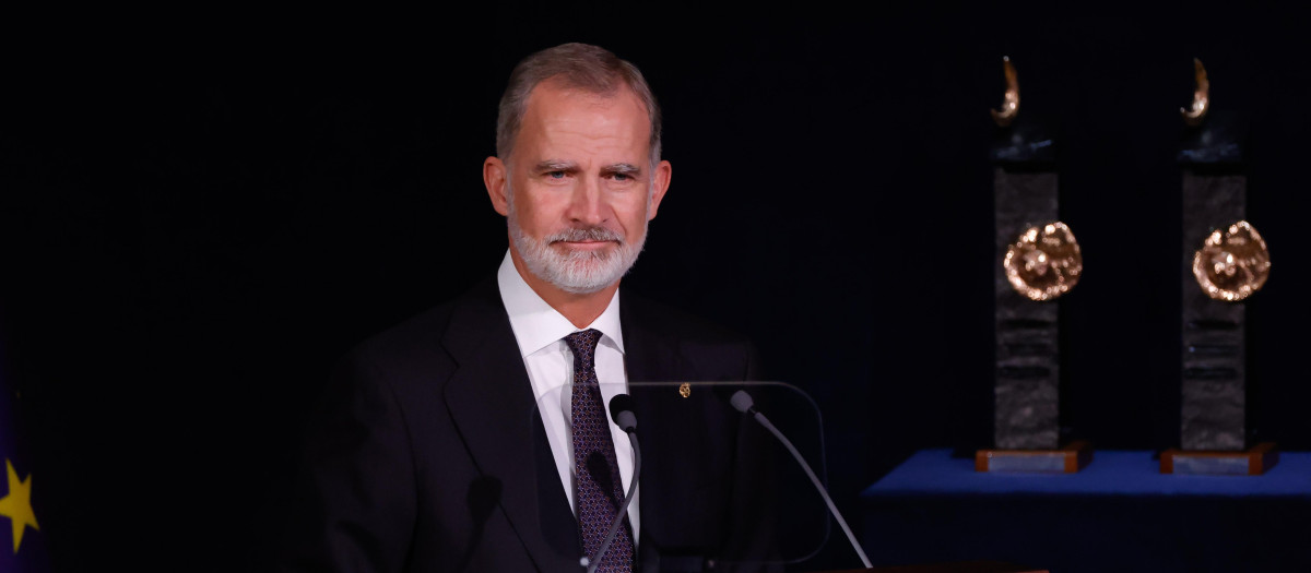 El Rey, en la entrega de los premios Princesa de Asturias del año pasado