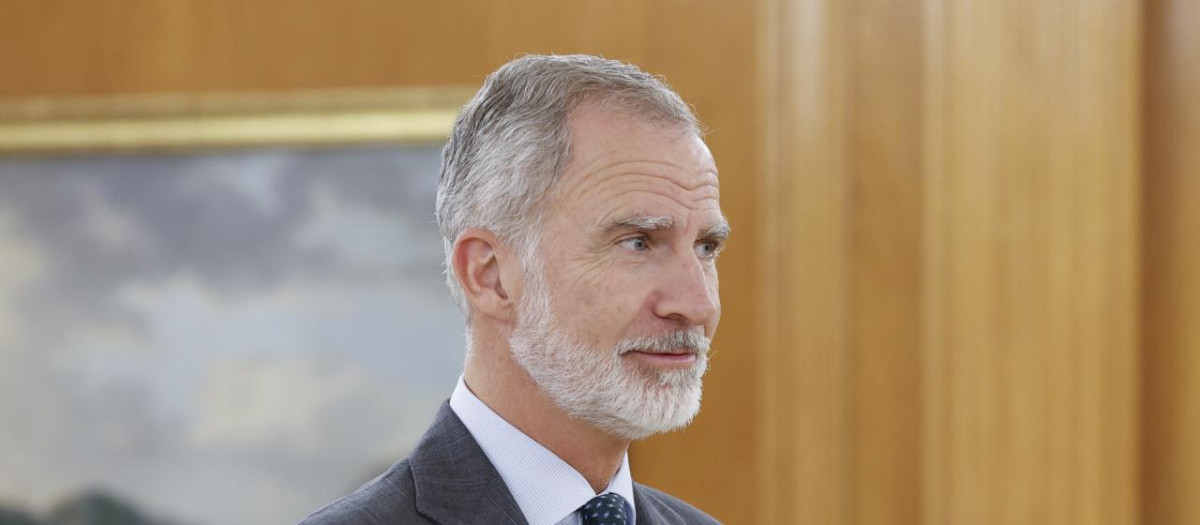 El Rey, el pasado lunes en La Zarzuela