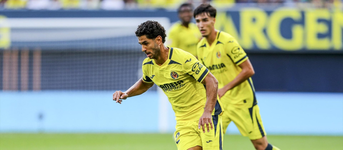 Ayoze Pérez, en un partido con el Villarreal esta temporada