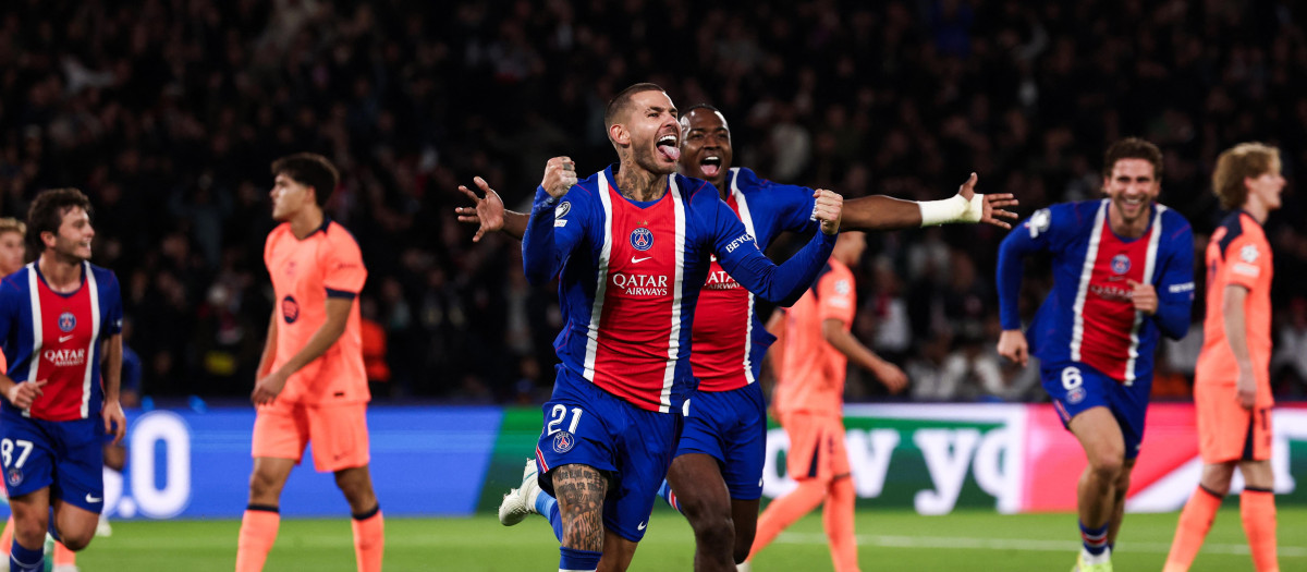El PSG venció al Barça en el Parque de los Príncipes