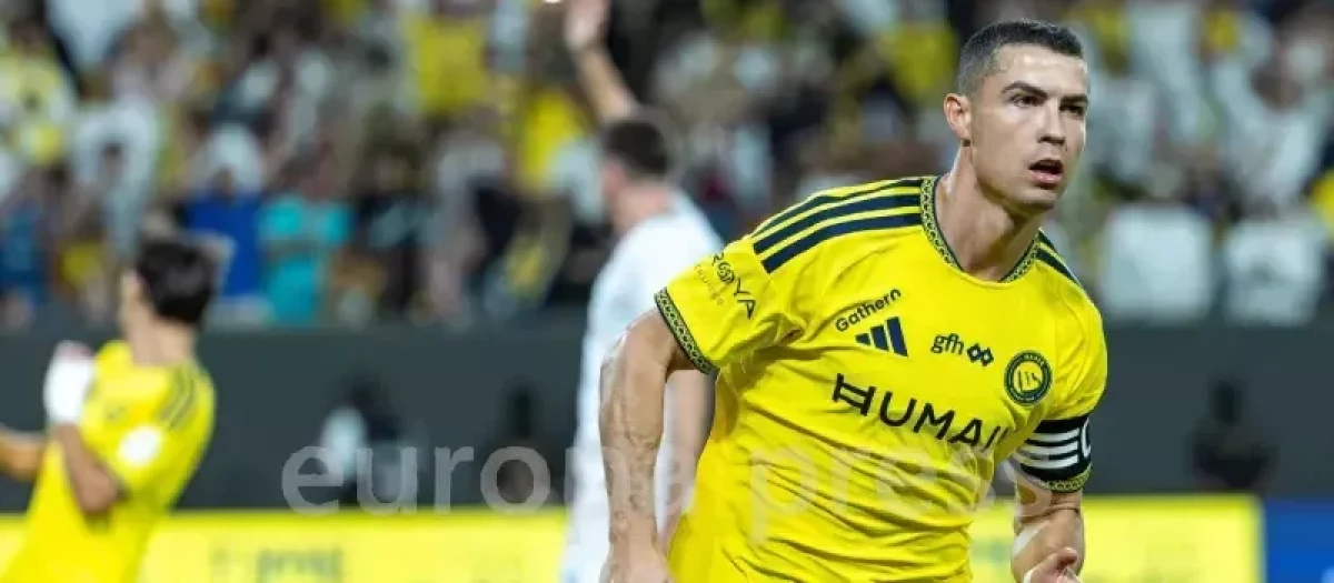 Cristiano Ronaldo celebrando un gol con el Al-Nassr