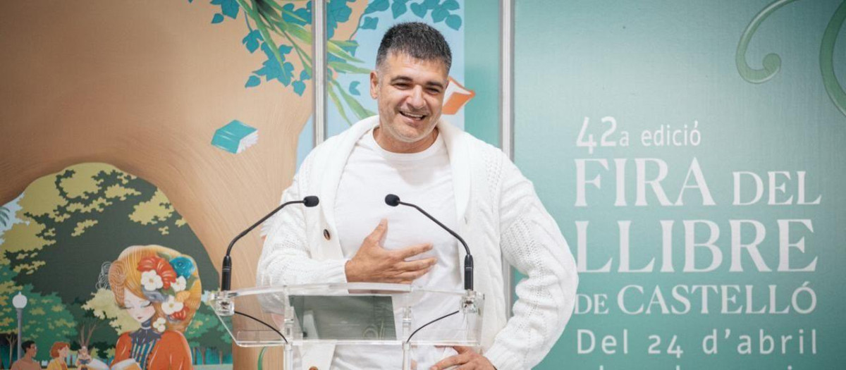 Eloy Moreno durante la presentación de su libro