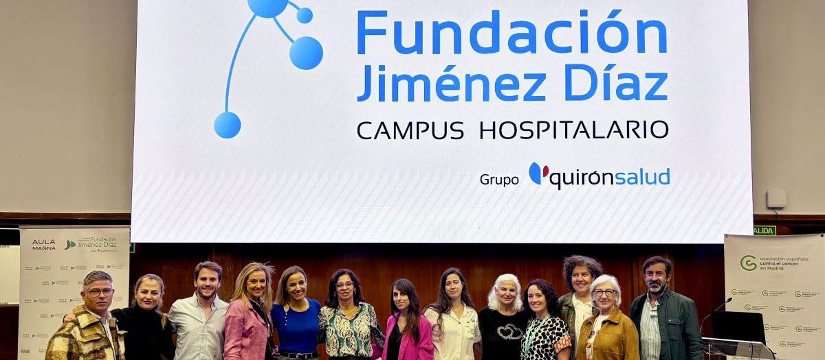 Organizadores y ponentes de la jornada organizada por el Hospital Universitario Fundación Jiménez Díaz