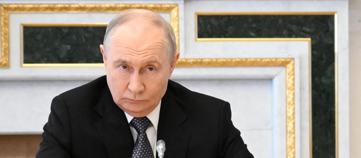 El autócrata ruso, Vladimir Putin, en San Petersburgo