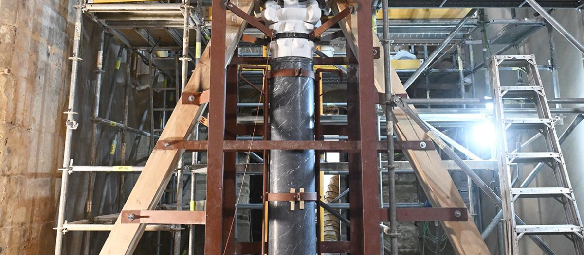 Columna dañada