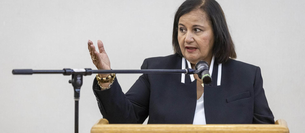 Dinorah Figuera, jefa de la comisión opositora en el diálogo con el chavismo