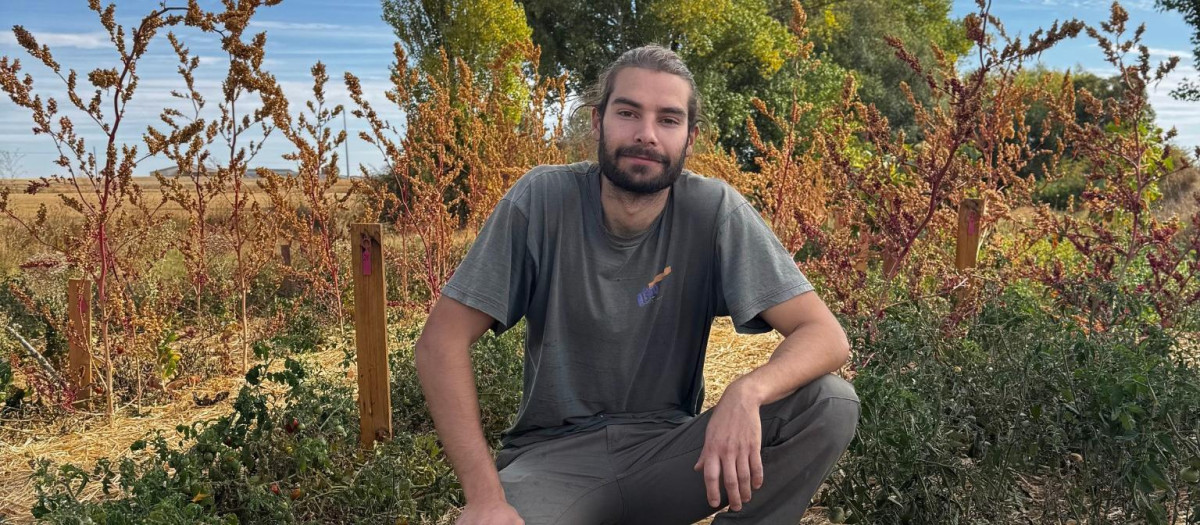 El horticultor Emilio Medina
