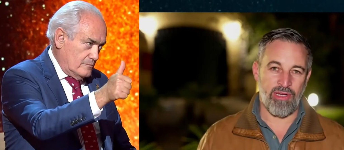 El doctor Cabrera y Santiago Abascal, este miércoles en Horizonte