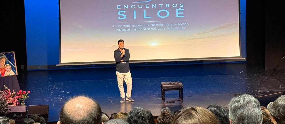 Javier, en la presentación de la asociación el sábado