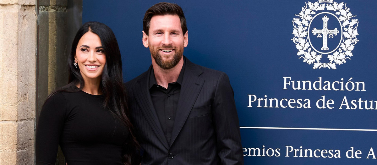 Lionel Messi y Antonela Roccuzzo
