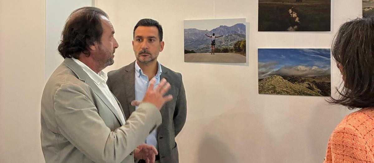 Daniel García-Ibarrola, en la exposición sobre las sierras Subbéticas