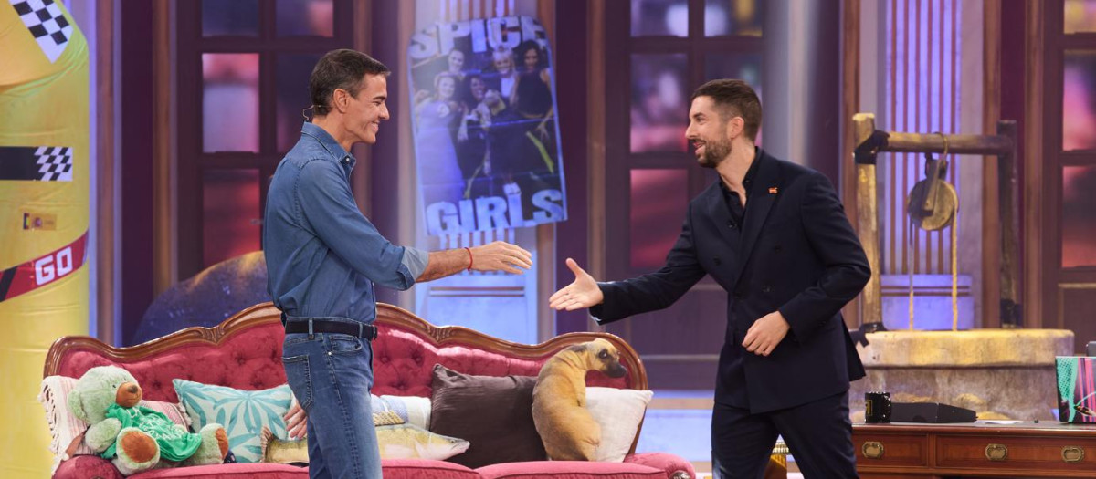 Pedro Sánchez visitó a David Broncano en La Revuelta