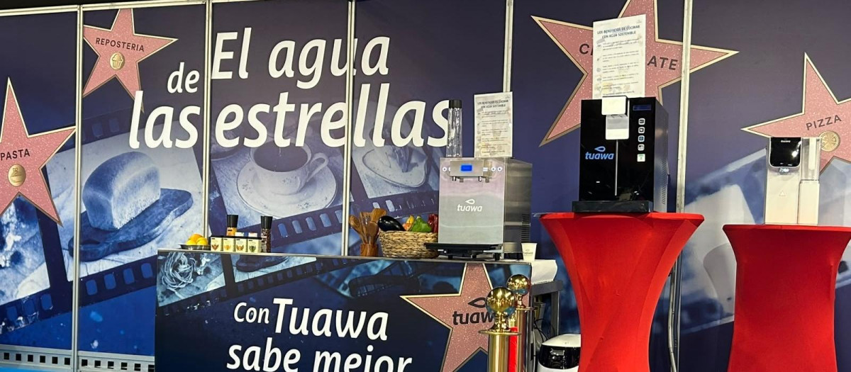 El stand de Tuawa y Global Omnium en Gastróma