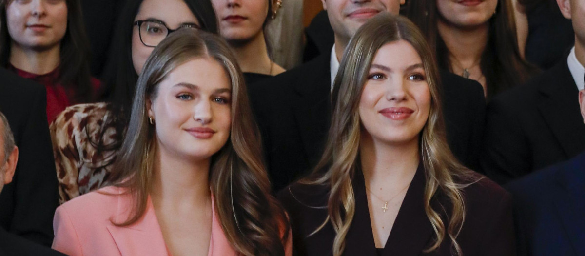 La Princesa Leonor y la Infanta Sofía