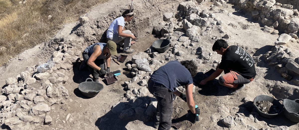 Imagen de los trabajos de arqueología en El Tabayá de Aspe.