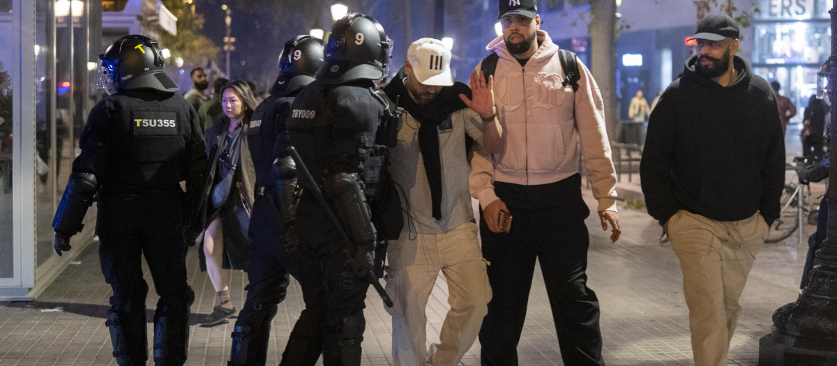 Detenciones en Barcelona este sábado