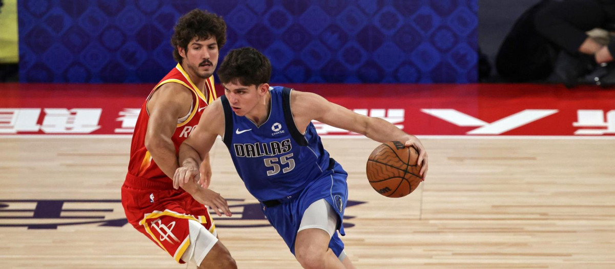 El jugador de los Dallas, Sergio de Larrea