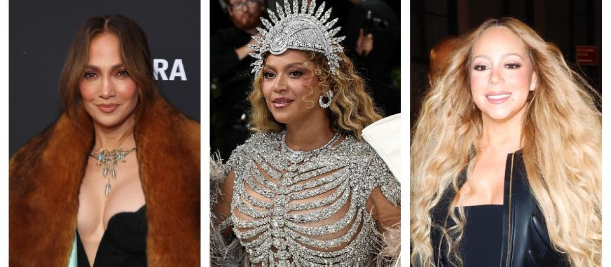 Jennifer López, Beyoncé y Mariah Carey
