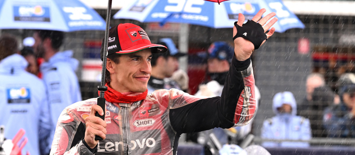 Marc Márquez, durante el Gran Premio de Australia
