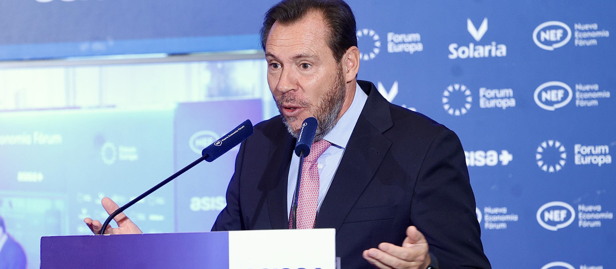 Desayuno Informativo Nueva Economía Forum del ministro de Transportes y Movilidad Sostenible, Óscar Puente