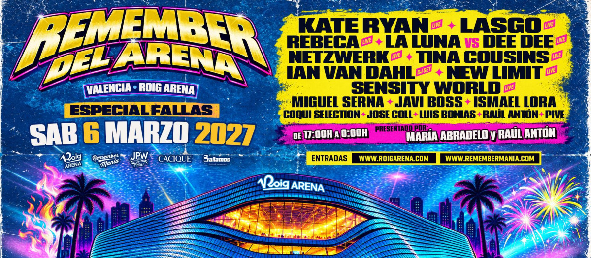 Cartel del festival Remember del Arena