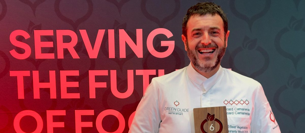 Imagen del cocinero valenciano Ricard Camarena