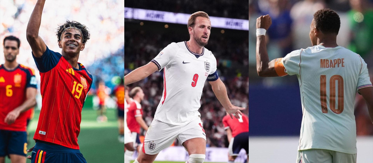 Montaje con Lamine Yamal, Harry Kane y Kylian Mbappé.

EUROPA PRESS
23/10/2026