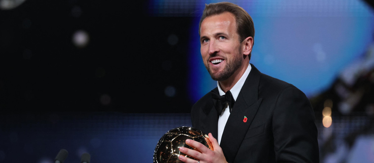 Harry Kane celebra el Balón de Oro 2026