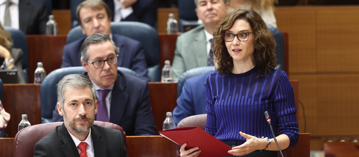 La presidenta de la Comunidad de Madrid, Isabel Díaz Ayuso