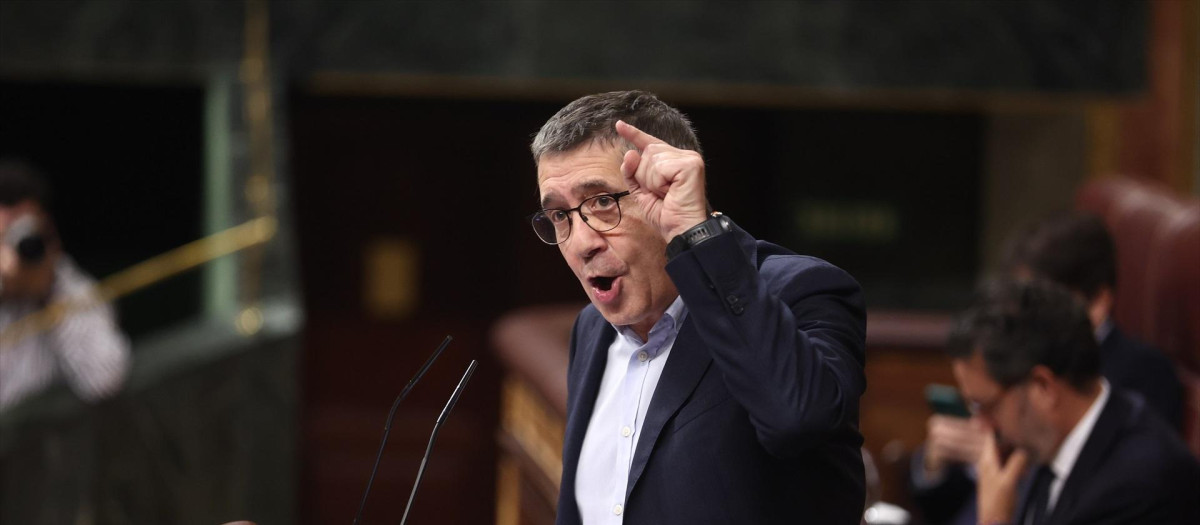 El portavoz del PSOE en el Congreso, Patxi López