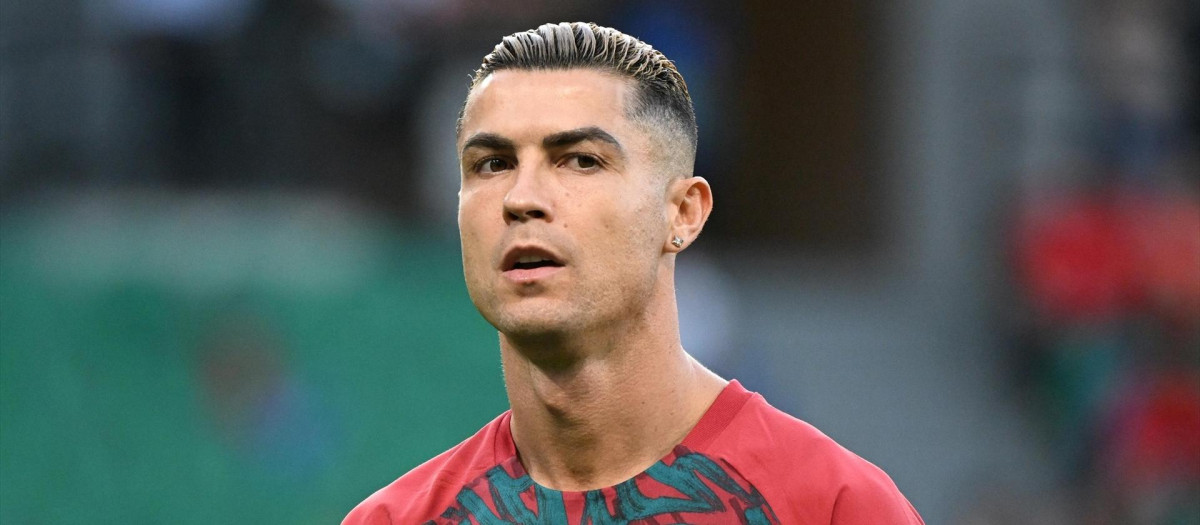 Cristiano Ronaldo, durante una concentración con la selección de Portugal