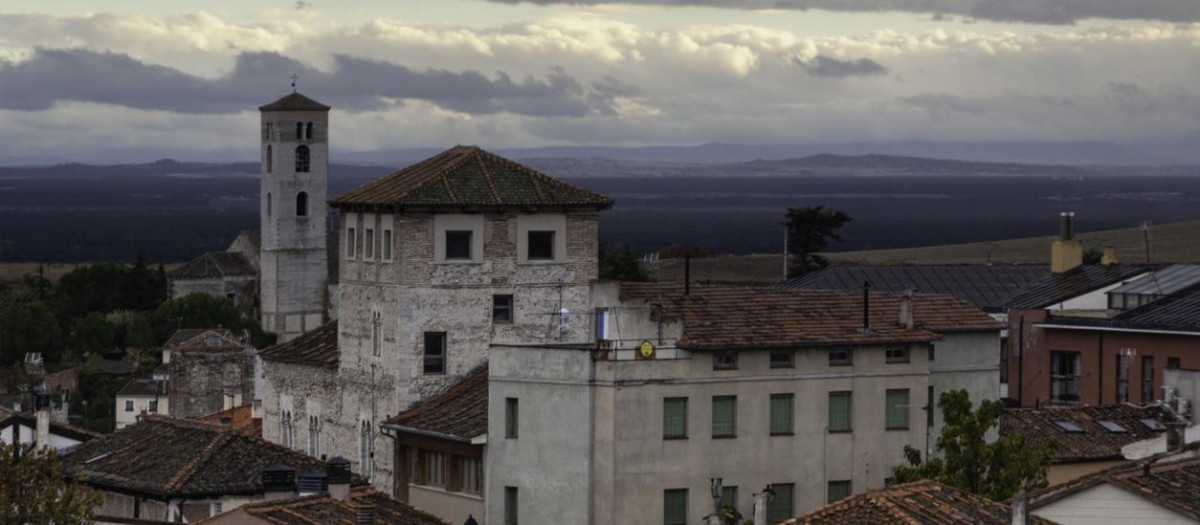 Vista de la villa segoviana de Cuéllar
