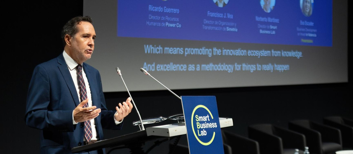 Norberto Martínez durante su intervención en Smart Business Lab