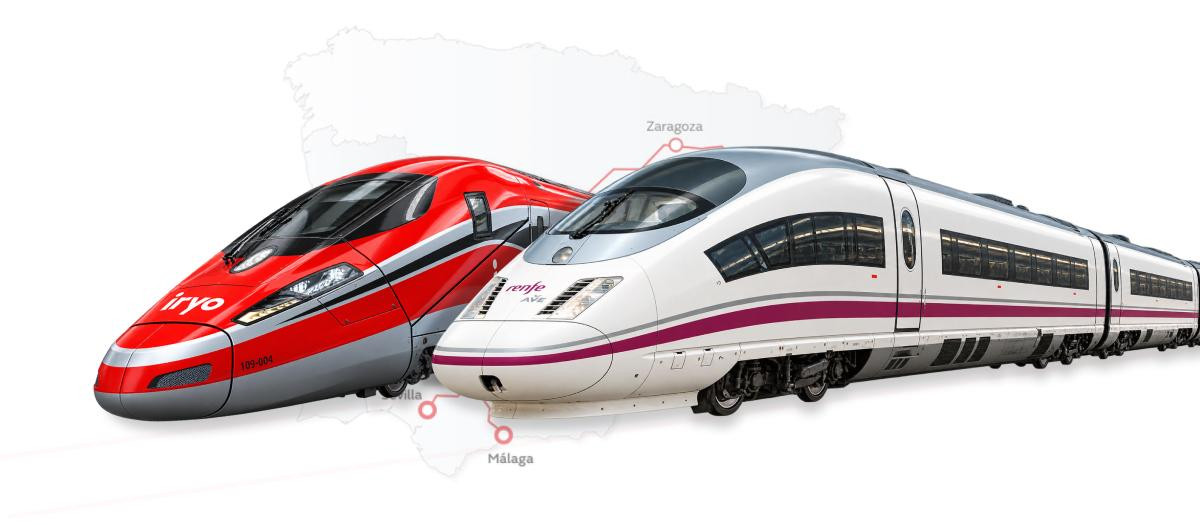 Trenes de Iryio y Renfe implicados en el accidente de Toledo