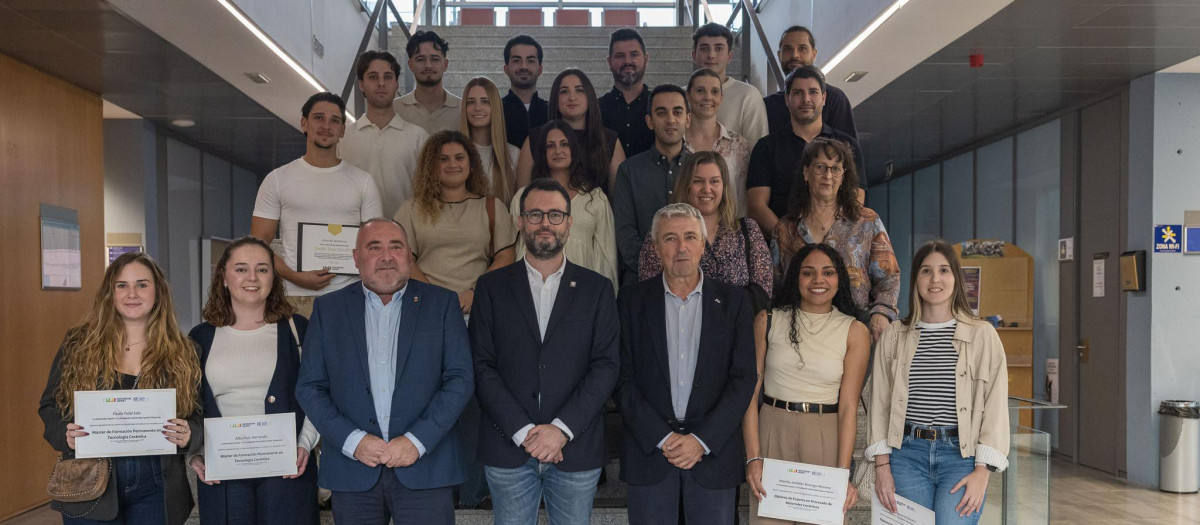 Imagen de la entrega de los Premios Master de Tecnología Cerámica