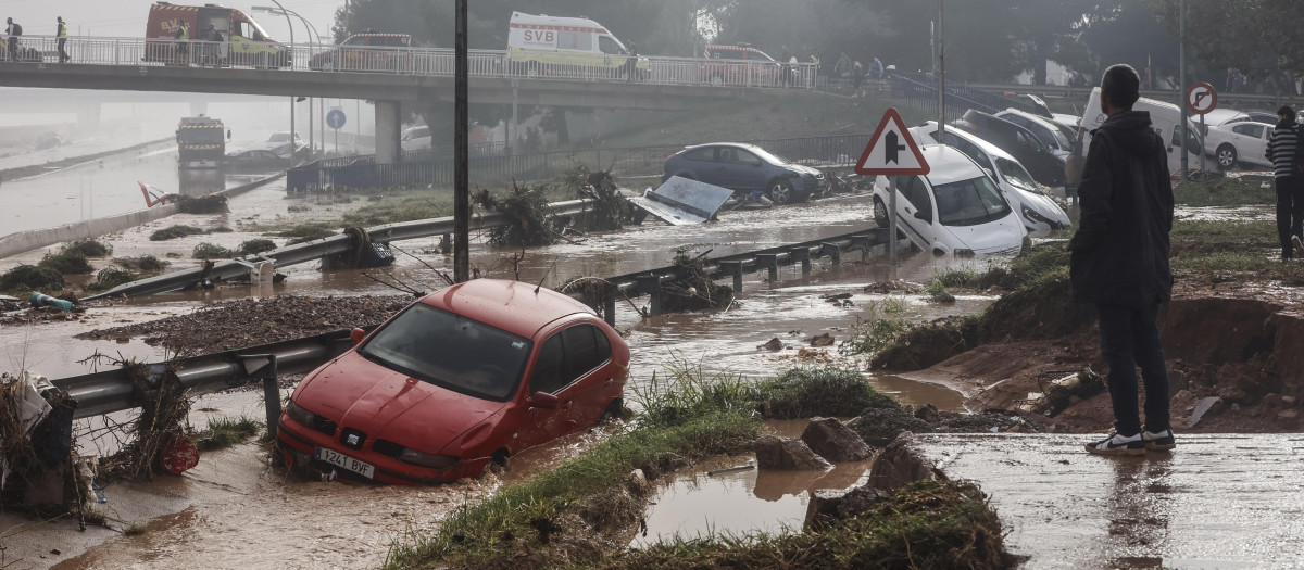 Imagen de la zona de La Torre tras el paso de la dana del 29 de octubre de 2024