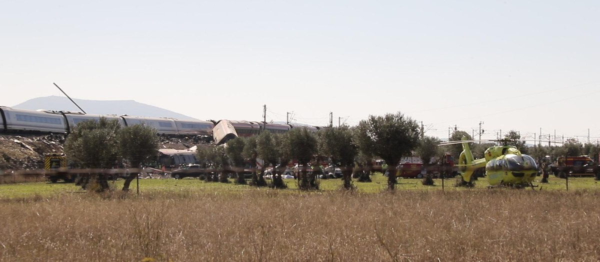 Tren AVE e Iryo siniestrados en Urda (Toledo)