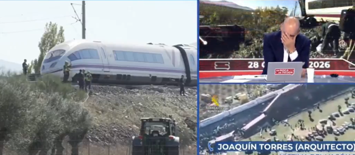 Nacho Abad ha conectado en directo con Joaquín Torres, que viajaba en uno de los trenes de la tragedia de Urda