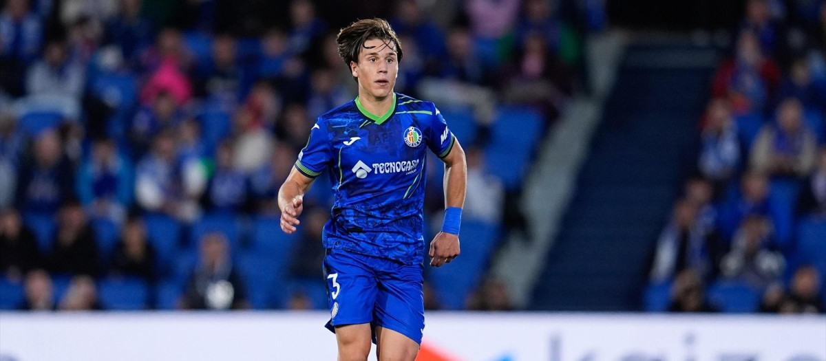 Davinchi, jugador del Getafe, en una imagen de archivo