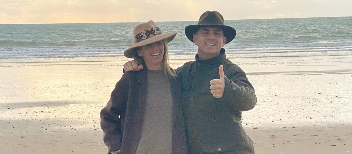 Paloma Fernández de Mesa y su marido Pablo